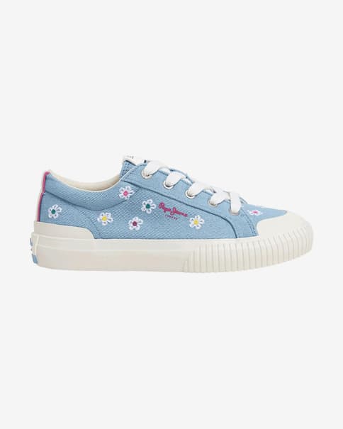 Zapatillas Pepe Jeans Ben Denim azul claro júnior