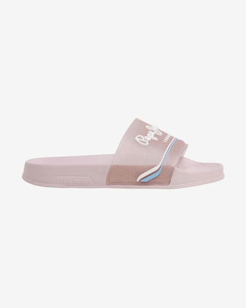 Sandalias Pepe Jeans Slider Origin rosa júnior