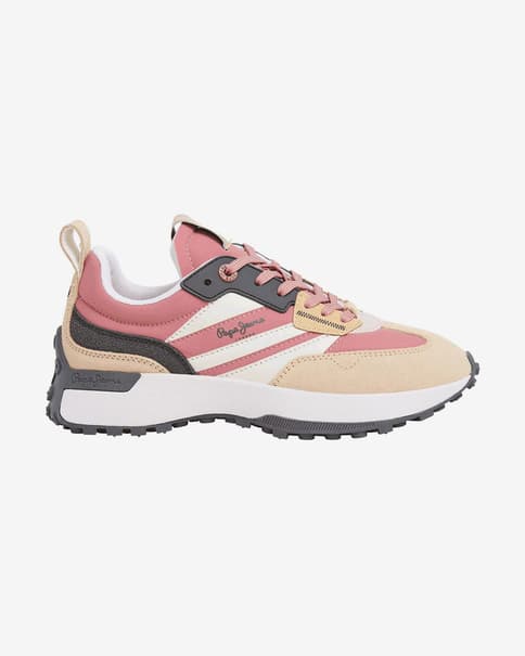 Pepe Jeans Lucky Mains Damen Sneaker rosa/lachsorange