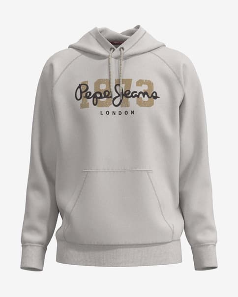 Pepe Jeans Meier Hoodie grauweiß