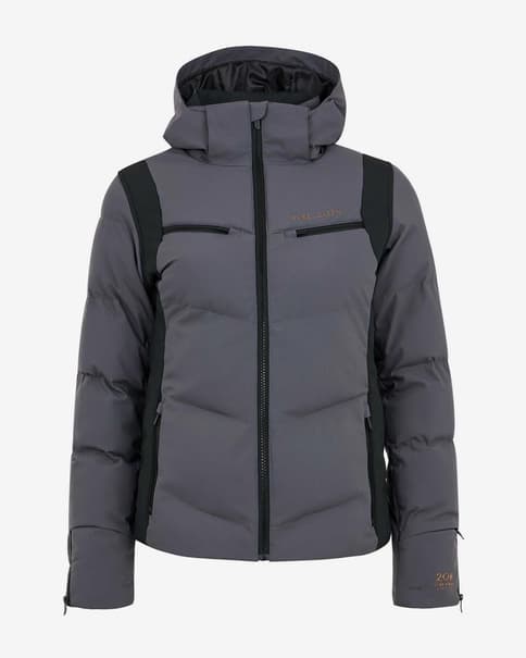 Chaqueta con capucha Protest Prtiku gris oscuro mujer