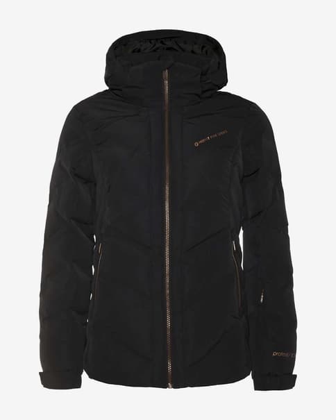 Chaqueta con capucha Protest Prtartssu negro mujer