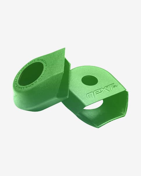 Protectores Race Face Carbon Crank para bielas carbono verde