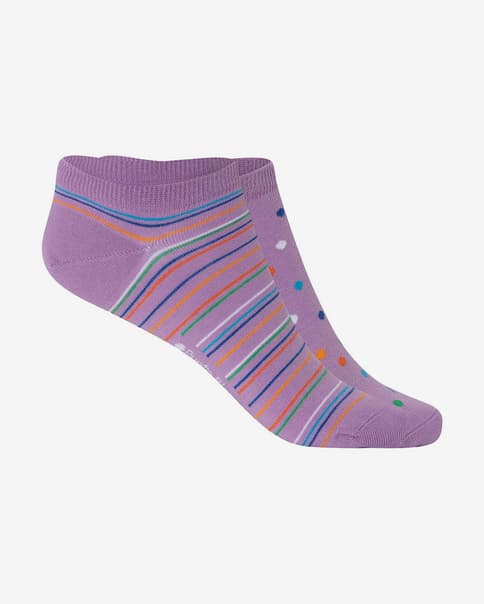 Calcetines Punto Blanco Fantasía rosa azul blanco mujer (2 pares)