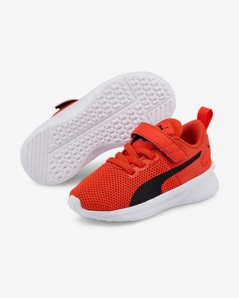 Zapatillas Puma Flyer Runner rojo negro bebé
