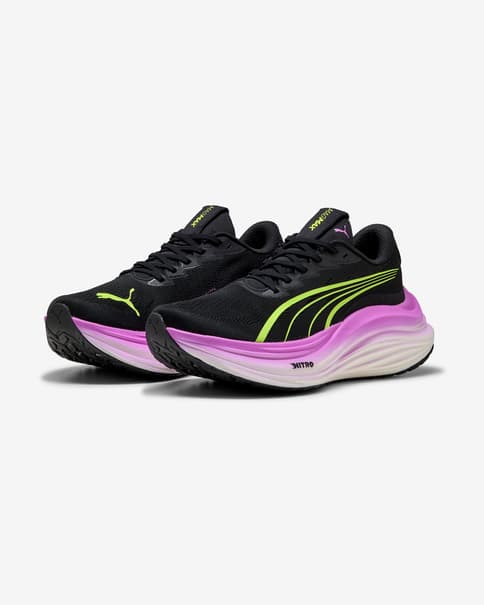Ténis Puma MagMax NITRO preto puro violeta mulher