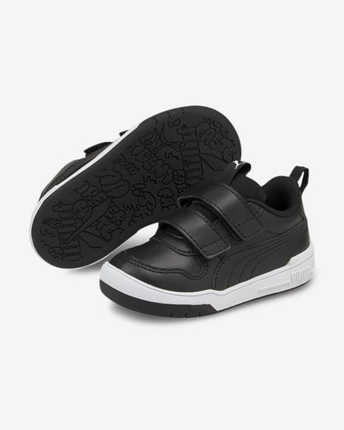 Zapatillas Puma Multiflex SL V con velcro negro bebé