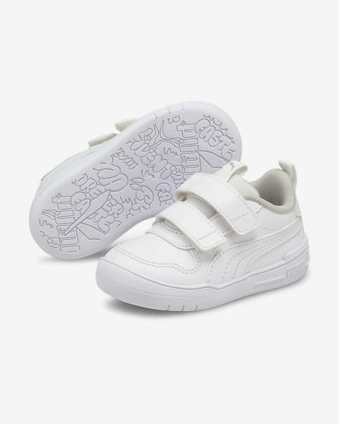 Zapatillas Puma Multiflex SL V con velcro blanco bebé