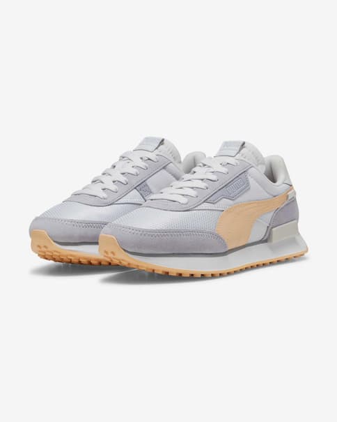 Zapatillas Puma Future Rider Soft gris naranja mujer