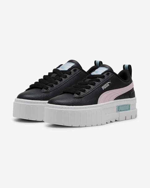 Zapatillas Puma Mayze Lth negro puro junior