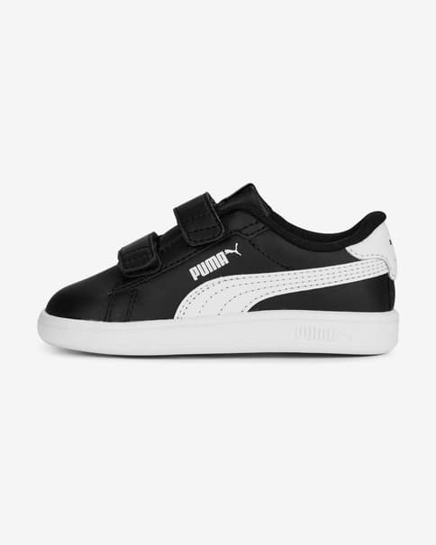 Zapatillas Puma Smash 3.0 negro blanco bebé