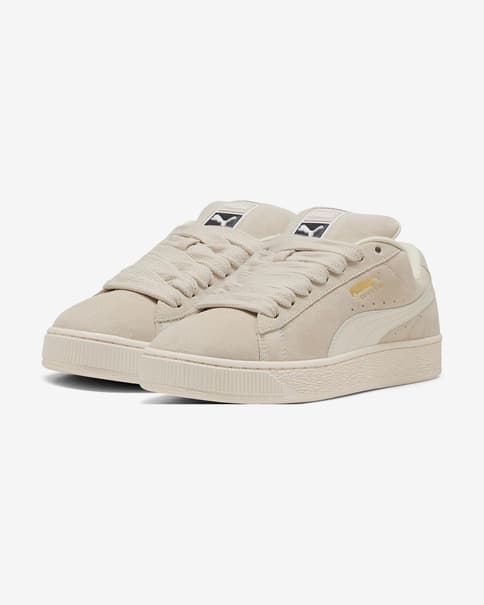 Zapatillas Puma Suede XL beige blanco