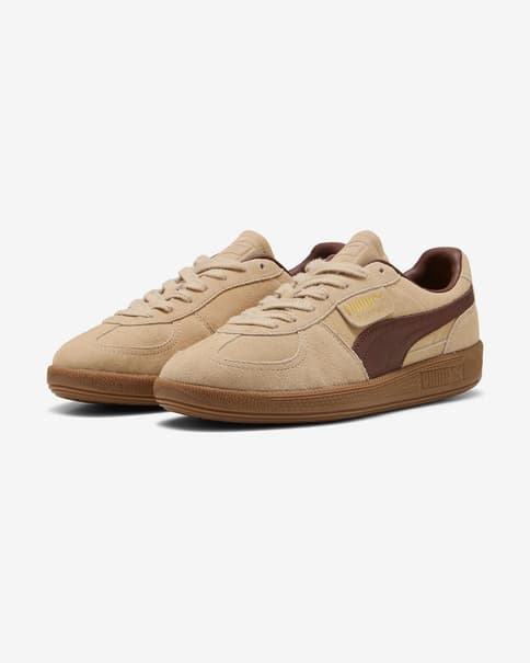 Ténis Puma Palermo bege preto