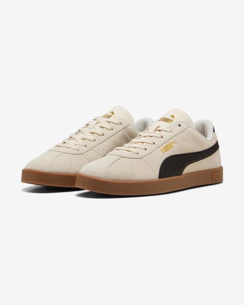 Zapatillas Puma Club II beige claro negro