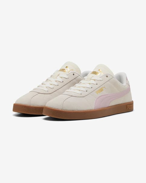 Zapatillas Puma Club II beige claro rosa