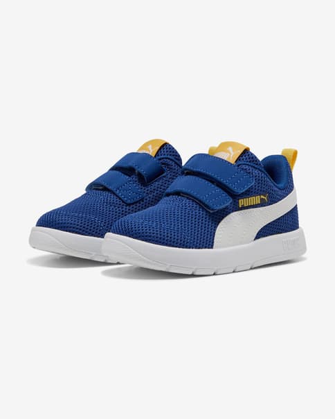 Zapatillas Puma Courtflex V3 Mesh azul marino infantil