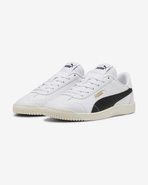 Zapatillas Puma Club 5v5 blanco puro negro junior