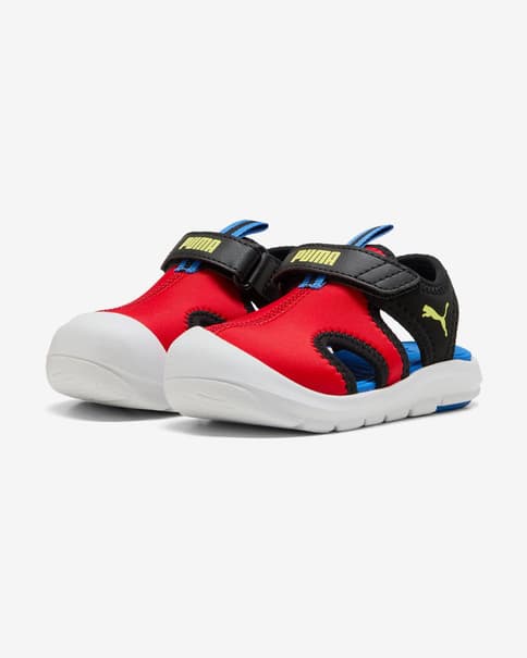 Sandalias Puma Fun Racer rojo infantil