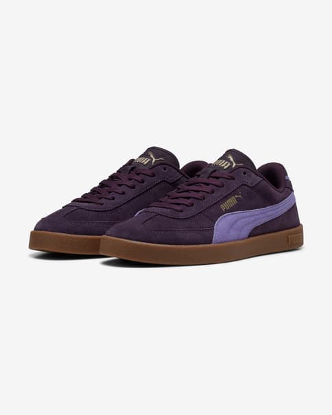 Zapatillas Puma Club II Era Suede violeta oscuro lila