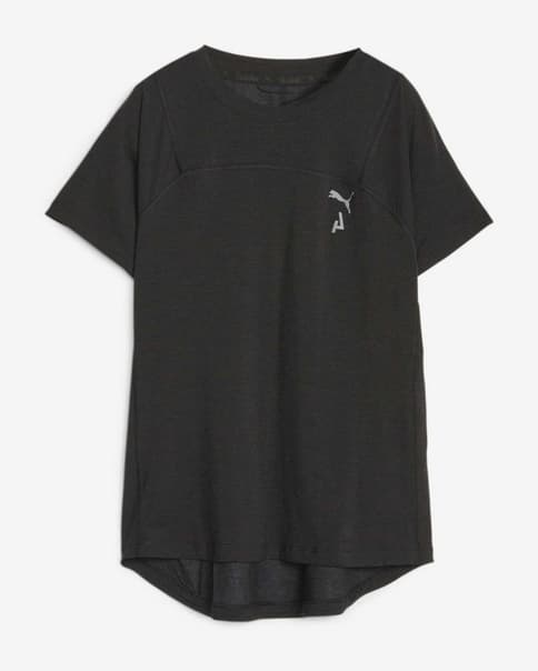 Camiseta Puma Season Wool manga corta negro puro mujer