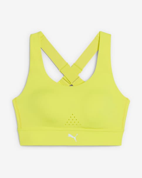 Sujetador Puma PWRbreathe Run amarillo