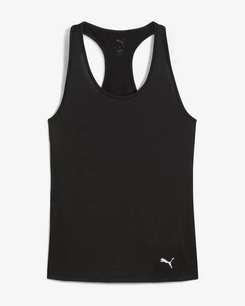Camiseta Puma Tad Essential sin mangas negro mate mujer