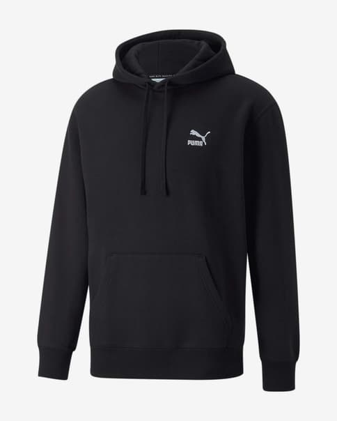 Sudadera con capucha Puma Classics Small Logo negro blanco