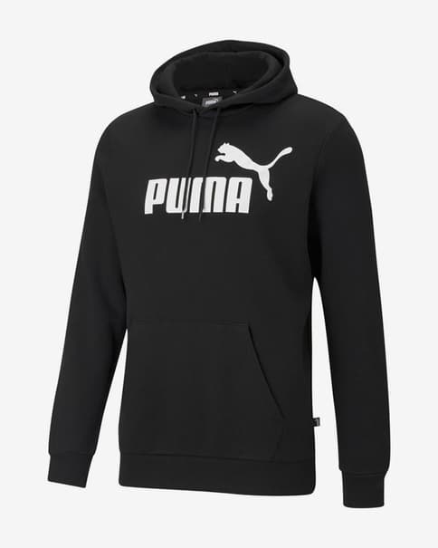 Sudadera con capucha Puma Essentials Big Logo negro blanco