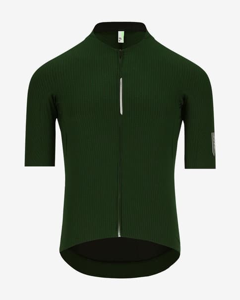 Maillot Q36.5 Dottore Pro manga corta verde oscuro