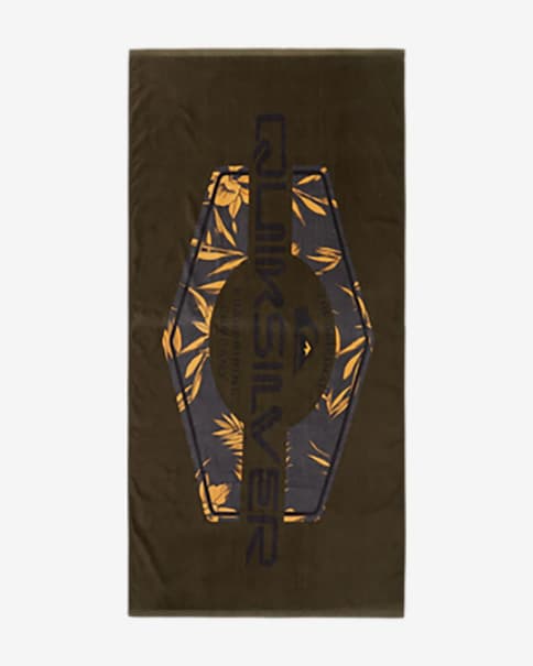 Toalla Quiksilver Freshness Logo marrón naranja