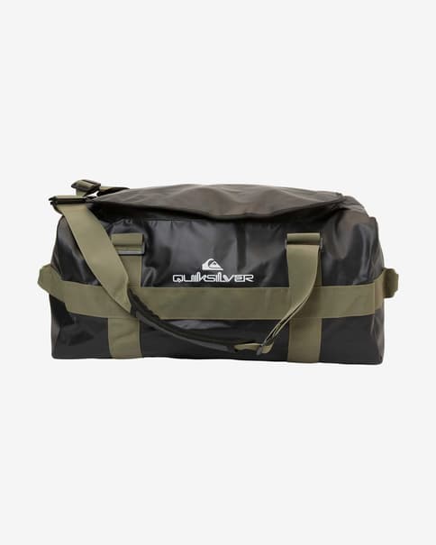 Bolsa Quiksilver Sea Stash negro brillante verde