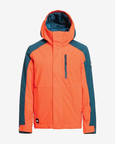 Quiksilver Mission Block Jacket Blue Red Boy