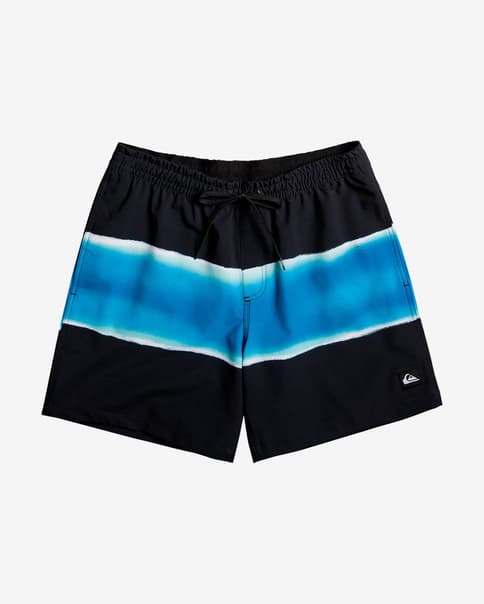 Bañador Quiksilver Air-Brush Volley 17 Inch negro azul blanco