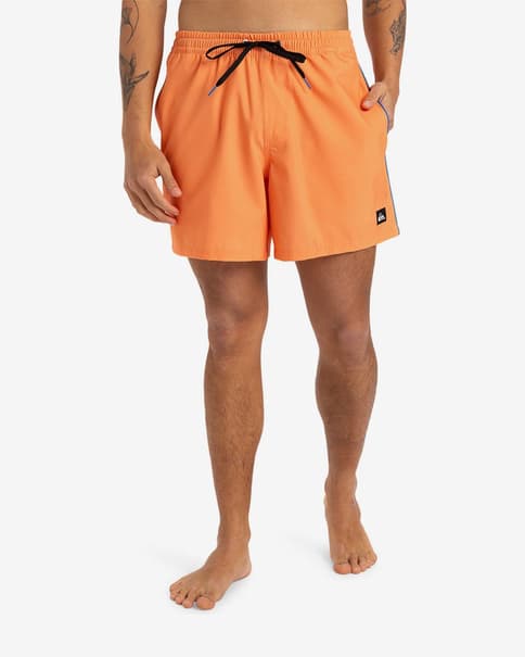 Bañador Quiksilver Surfsilk Piped Volley 16 naranja vivo