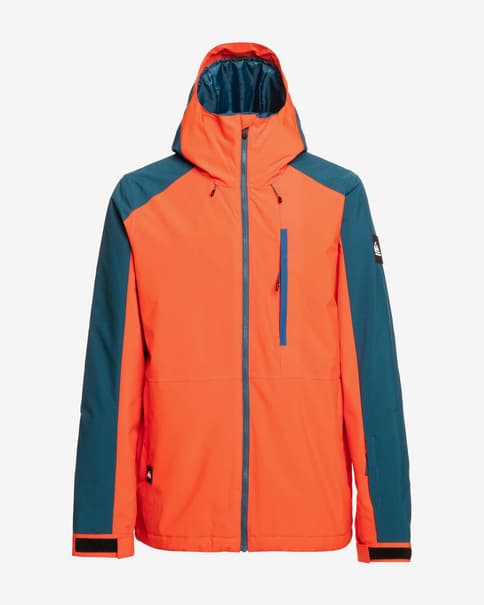 Quiksilver Mission Block Jakke Rød Mørkeblå