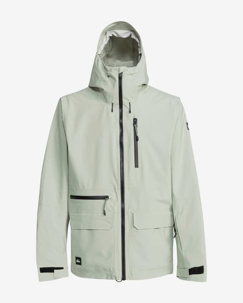 Chaqueta con capucha Quiksilver Quest Stretch 20K gris claro