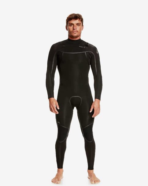 Traje neopreno Quiksilver Everyday Sessions 4/3mm negro absoluto rojo
