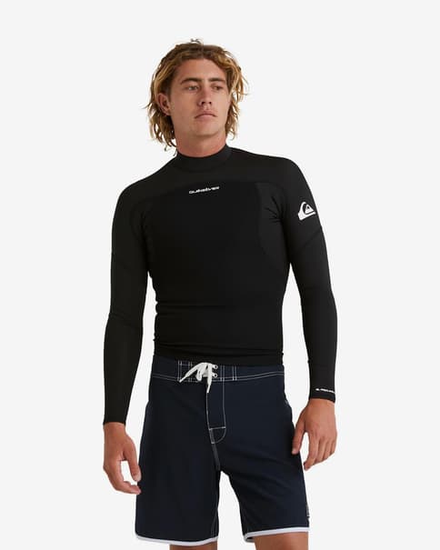Camiseta Quiksilver Prologue 1 mm manga larga negro blanco