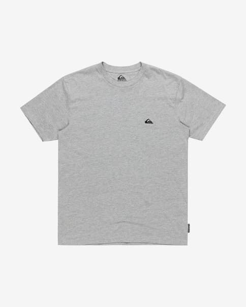Camiseta Quiksilver Basic Young Men manga corta gris