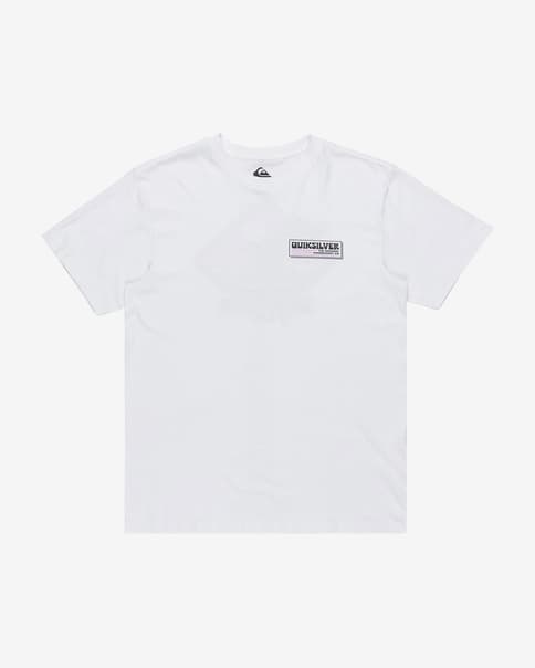 Quiksilver Palm Square t-shirt hvid sort