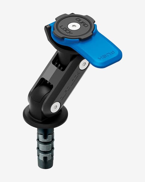 Soporte para tubo de dirección Quad Lock Motorcycle negro