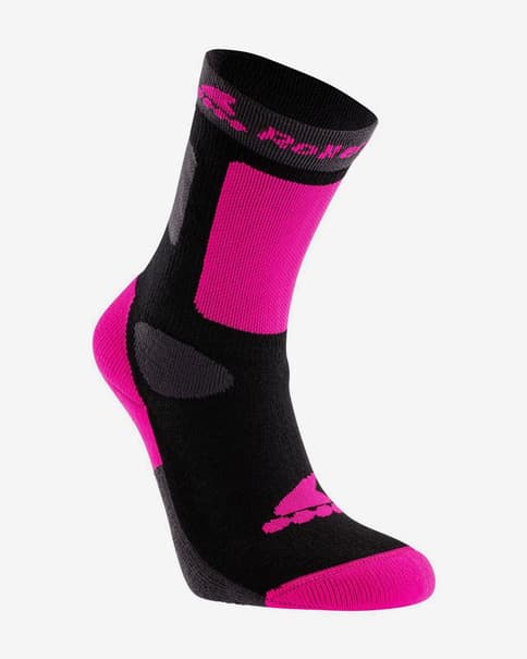 Calcetines Rollerblade negro rosa infantil