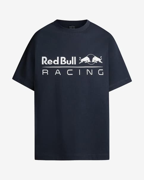 Camiseta Red Bull Racing x Pepe Jeans Logo manga corta azul marino blanco