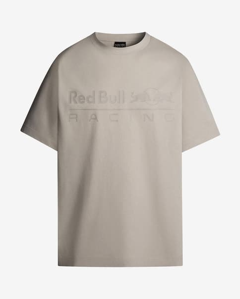 Camiseta Red Bull Racing x Pepe Jeans Logo manga corta beige
