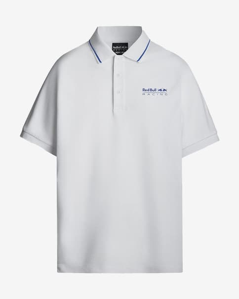 Polo Red Bull Racing x Pepe Jeans Tipped Logo manga corta blanco