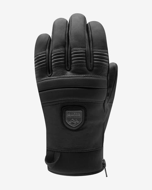 Racer 90 Leather 2 Handschuhe tiefschwarz