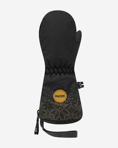 Manoplas Racer Babyprint 3 negro infantil