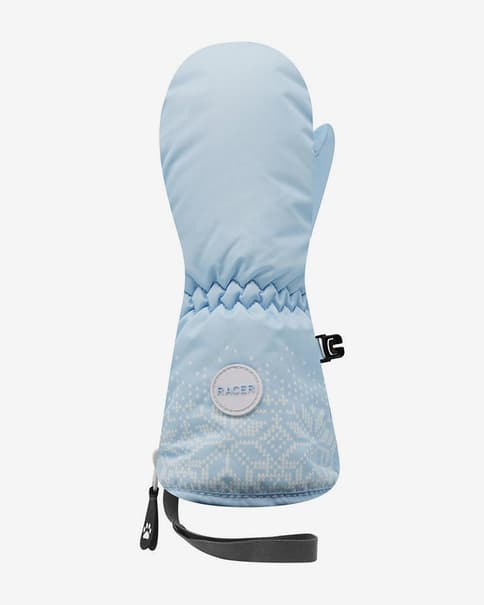 Manoplas Racer Babyprint 3 azul hielo infantil