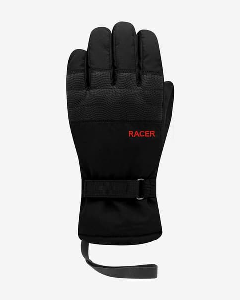 Guantes Racer Easy negro rojo