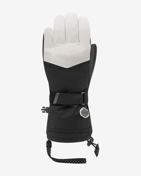 Guantes Racer Gely 5 negro blanco